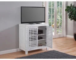 Steve Silver Rio White Accent Cabinet -Ashley STEV724038 D