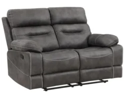 Steve Silver Rudger Gray Reclining Loveseat -Ashley STEV735688 C