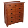Surewood Oak Mission 11-Drawer Chest