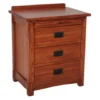 Surewood Oak Mission 3-Drawer Nightstand