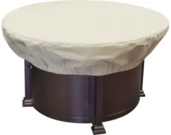 Treasure Garden Round Fire Pit Cover (36-42 Inches)