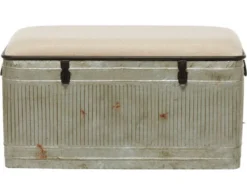 Uma Grey Storage Bench
