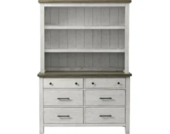 Westwood Design Timber Ridge Hutch/Bookcase