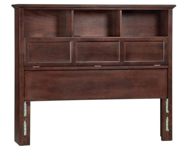 Whittier Wood McKenzie Queen Bookcase Headboard 1 Whittier Wood McKenzie Queen Bookcase Headboard